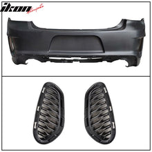 Load image into Gallery viewer, 2015-2023 Dodge Charger IKON Matte Black Rear Bumper Cover Diffuer PP
