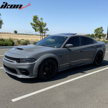 Load image into Gallery viewer, 2015-2023 Dodge Charger IKON Matte Black Rear Bumper Cover Diffuer PP