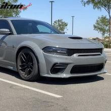 Load image into Gallery viewer, 2015-2023 Dodge Charger IKON Matte Black Rear Bumper Cover Diffuer PP