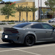 Load image into Gallery viewer, 2015-2023 Dodge Charger IKON Matte Black Rear Bumper Cover Diffuer PP