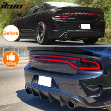 Load image into Gallery viewer, 2015-2023 Dodge Charger SRT Rear Diffuser OEM Style Matte Black PP