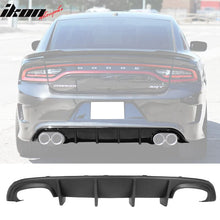 Load image into Gallery viewer, 2015-2023 Dodge Charger Rear Diffuser Quad Exhaust SRT Unpainted PP
