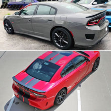 Load image into Gallery viewer, 2015-2023 Dodge Charger V2 Style CF Print Rear Bumper Lip Side Apron