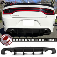 Load image into Gallery viewer, 2015-2023 Dodge Charger Rear Diffuser + Side Aprons Bumper Lip PP