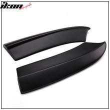 Load image into Gallery viewer, 2015-2023 Dodge Charger Matte Black Rear Bumper Lip Aprons Pair PP