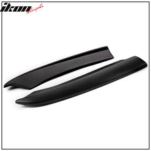 Load image into Gallery viewer, 2015-2023 Dodge Charger Matte Black Rear Bumper Lip Aprons Pair PP
