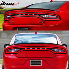 Load image into Gallery viewer, 2015-23 Charger OE Style Painted Matte Black Rear Spoiler Wing ABS 3PC