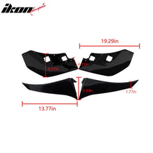Load image into Gallery viewer, 2015-2023 Ford Mustang GT500 Style 2PC Front Bumper Corner Winglets PP