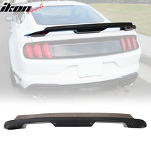 Load image into Gallery viewer, 2015-2023 Ford Mustang GT500 Matte Black Trunk Spoiler Gurney Flap ABS