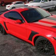 Load image into Gallery viewer, 2015-2024 Ford Mustang Coupe Window Visors Slim Smoke Tinted  Acrylic