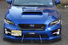 Load image into Gallery viewer, Subaru WRX/STI Carbon Fiber Wind Splitter w/ Rods 2015-2017 (OEM Lip)