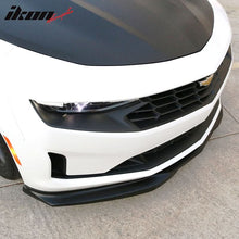 Load image into Gallery viewer, 2016-2018 Chevrolet Camaro SS AC Style Black Front Bumper Lip PU
