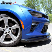 Load image into Gallery viewer, 2016-2018 Chevrolet Camaro SS AC Style Black Front Bumper Lip PU