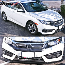 Load image into Gallery viewer, 2016-2018 Honda Civic 10th Non-Si Type R Front Bumper Lip Spoiler PU