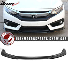 Load image into Gallery viewer, 2016-2018 Honda Civic IKON GT Style Unpainted Front Lip Splitter PU