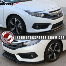 Load image into Gallery viewer, 2016-2018 Honda Civic IKON GT Style Unpainted Front Lip Splitter PU