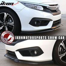Load image into Gallery viewer, 2016-2018 Honda Civic IKON GT Style Unpainted Front Lip Splitter PU