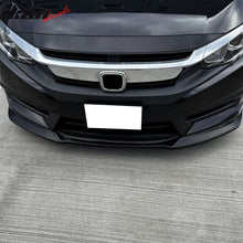Load image into Gallery viewer, 2016-2018 Honda Civic IKON GT Style Unpainted Front Lip Splitter PU