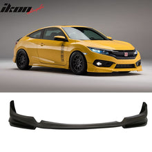 Load image into Gallery viewer, 2016-2018 Honda Civic AP 2Dr 4Dr Front Lip Splitter Black PU