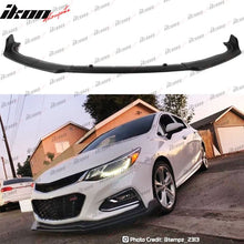 Load image into Gallery viewer, 2016-2019 Chevy Cruze RS Front Lip OEM Style Unpainted Black Car Lip P