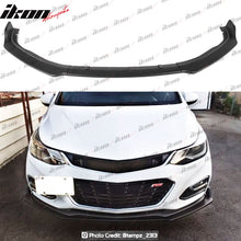 Load image into Gallery viewer, 2016-2019 Chevy Cruze RS Front Lip OEM Style Unpainted Black Car Lip P