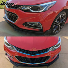 Load image into Gallery viewer, 2016-2019 Chevy Cruze RS Front Lip OEM Style Unpainted Black Car Lip P