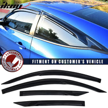 Load image into Gallery viewer, 2016-2020 Honda Civic Coupe Mugen Style Window Visors Rain Wind Guards