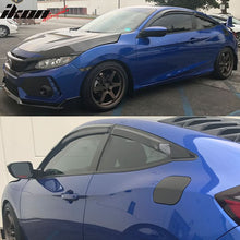 Load image into Gallery viewer, 2016-2020 Honda Civic Coupe Mugen Style Window Visors Rain Wind Guards
