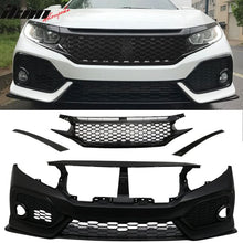 Load image into Gallery viewer, 2016-2021 Honda Civic OE Style Unpainted Front Bumper Cover W/ Grille