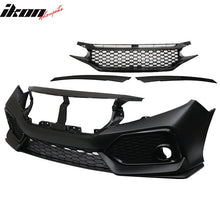 Load image into Gallery viewer, 2016-2021 Honda Civic OE Style Unpainted Front Bumper Cover W/ Grille