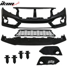 Load image into Gallery viewer, 2016-2021 Honda Civic OE Style Unpainted Front Bumper Cover W/ Grille