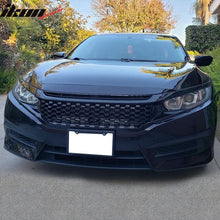 Load image into Gallery viewer, 2016-2021 Honda Civic Coupe Sedan Hatchback Mesh Grille w/2PC Eyebrows