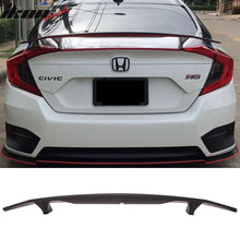 Load image into Gallery viewer, 2016-2021 Honda Civic IKON Type A Primer Black Rear Spoiler Wing ABS