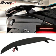 Load image into Gallery viewer, 2016-2021 Honda Civic Sedan IKON Style Matte Black Rear Spoiler Wing