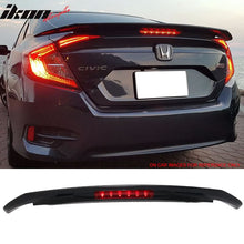 Load image into Gallery viewer, 2016-2021 Honda Civic RS SI Crystal Black Pearl Rear Spoiler Wing ABS