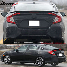 Load image into Gallery viewer, 2016-2021 Honda Civic RS SI Crystal Black Pearl Rear Spoiler Wing ABS