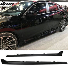 Load image into Gallery viewer, 2016-2021 Honda Civic Type R Unpainted Side Skirts Step Extensions PP