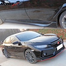 Load image into Gallery viewer, 2016-2021 Honda Civic Type R Unpainted Side Skirts Step Extensions PP