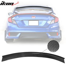 Load image into Gallery viewer, 2016-2021 Honda Civic Type R Rear Add on Gurney Flap Trunk Spoiler CF