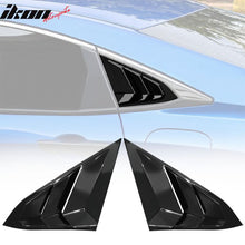 Load image into Gallery viewer, 2016-2021 Honda Civic Sedan Gloss Black Rear Side Window Louver