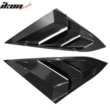 Load image into Gallery viewer, 2016-2021 Honda Civic Sedan Gloss Black Rear Side Window Louver
