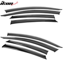 Load image into Gallery viewer, 2016-2021 Honda Civic OE/Factory Style Window Visors w/ Chrome Trim PC
