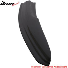 Load image into Gallery viewer, 2016-2022 Honda HRV Window Visor Mugen Style Smoke Tinted Acrylic