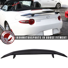 Load image into Gallery viewer, 2016-2023 Mazda Miata IKON Type A Glossy Black Rear Spoiler Wing ABS