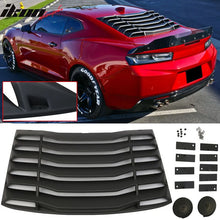 Load image into Gallery viewer, 2016-2024 Chevy Camaro Unpainted Rear Side Window Louver Air Vent ABS