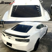 Load image into Gallery viewer, 2016-2024 Chevy Camaro Black Rear Window Louvers Pair ABS