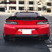 Load image into Gallery viewer, 2016-2024 Chevy Camaro Black Rear Window Louvers Pair ABS