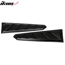Load image into Gallery viewer, 2016-2024 Chevy Camaro Black Rear Window Louvers Pair ABS