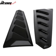 Load image into Gallery viewer, 2016-2024 Chevy Camaro Black Rear Window Louvers Pair ABS