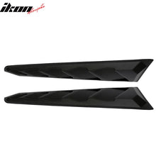Load image into Gallery viewer, 2016-2024 Chevy Camaro Black Rear Window Louvers Pair ABS